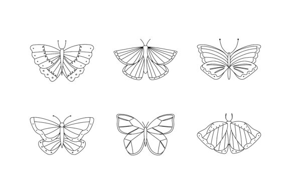 Download Boho Monarch Butterfly Silhouette Logo - Premium Resources