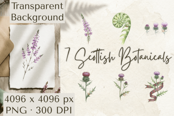 Download Scottish Botanical Clipart PNG Thistle - Botanical clipart Collection