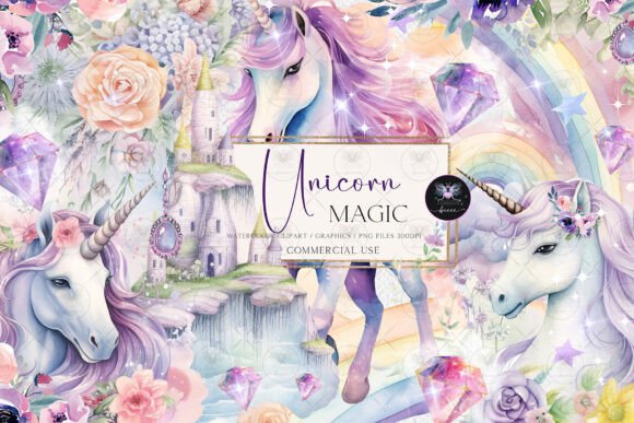 Download UNICORN MAGIC Clipart - Magic clipart Collection
