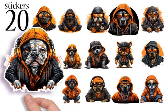 Download 90s Dog Printable Sticker Sheets PNG - Sticker Collection