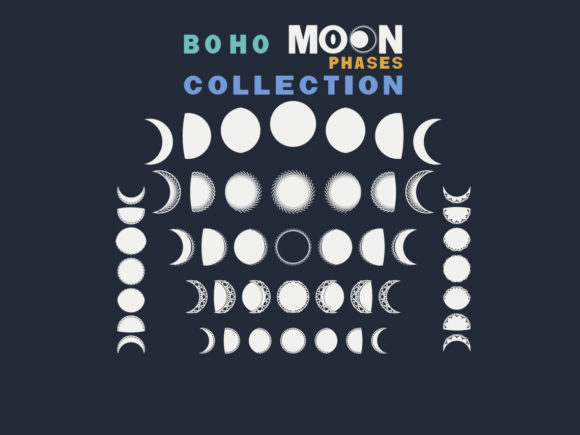 Download Boho Moon Bundle SVG - Premium Bundle