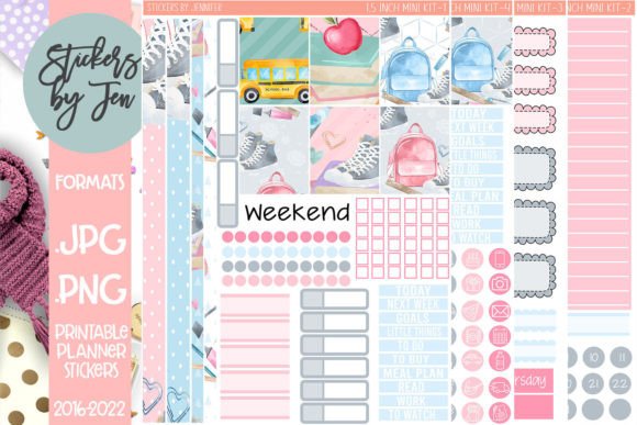 Download Back to School Printable Sticker Kit - Sticker Collection